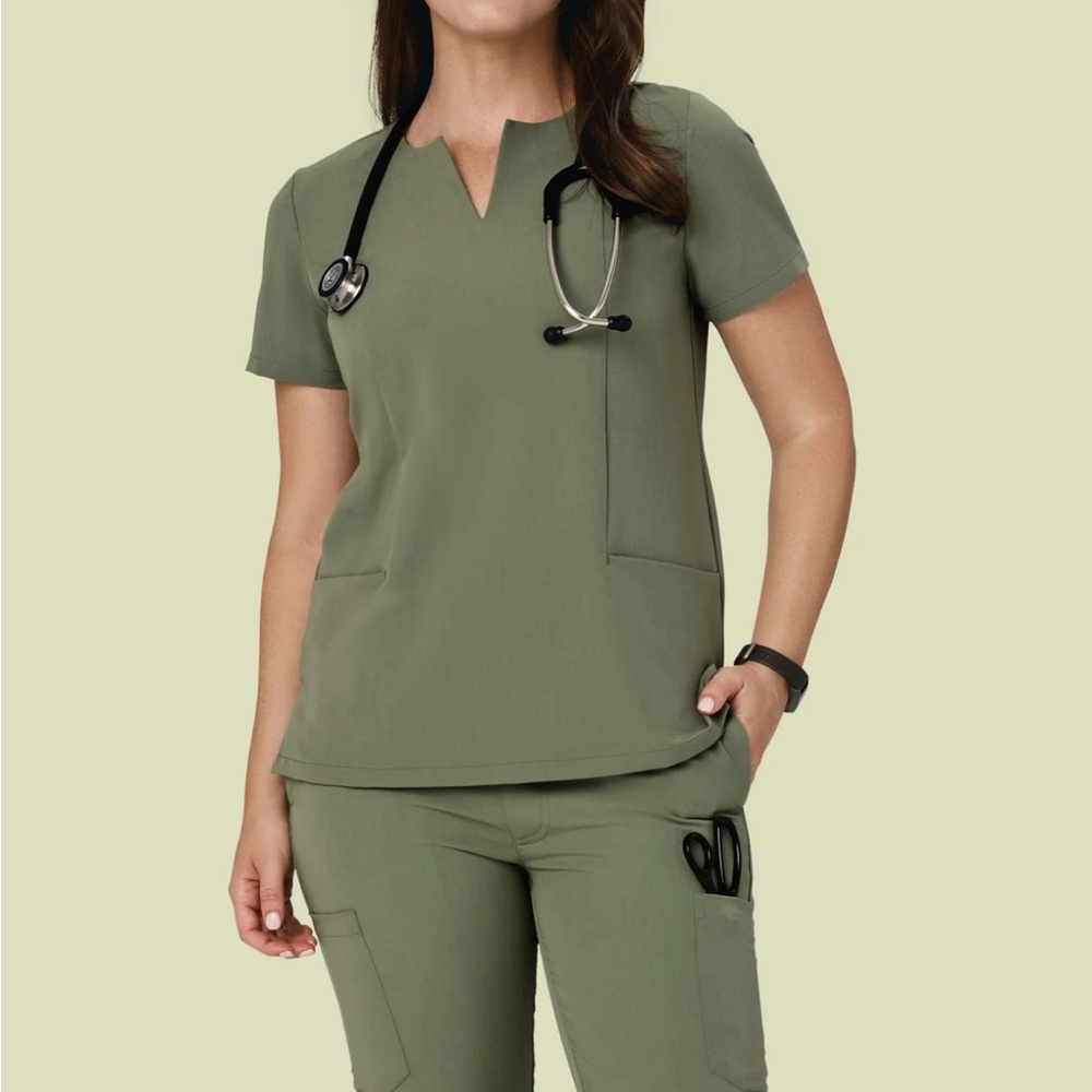 Mandala scrub top
